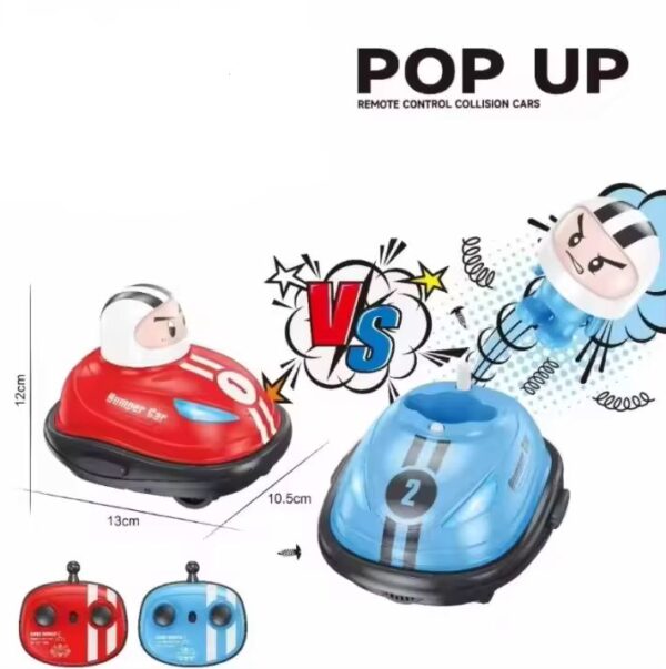 Children remote control car collision toy car competitive battle catapult car mini dynamic charging toy car