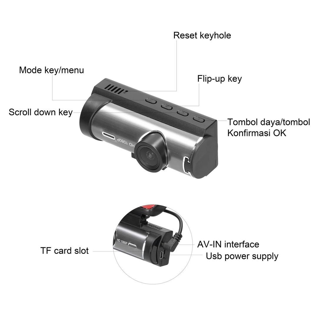 Enesy Front & Rear Dash Cam - Image 7