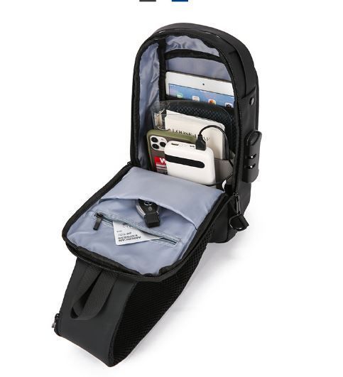 New Carbon Fiber Streamline Anti-Theft Sling Bag - Image 4