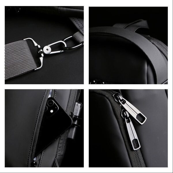 New Carbon Fiber Streamline Anti-Theft Sling Bag - Image 6