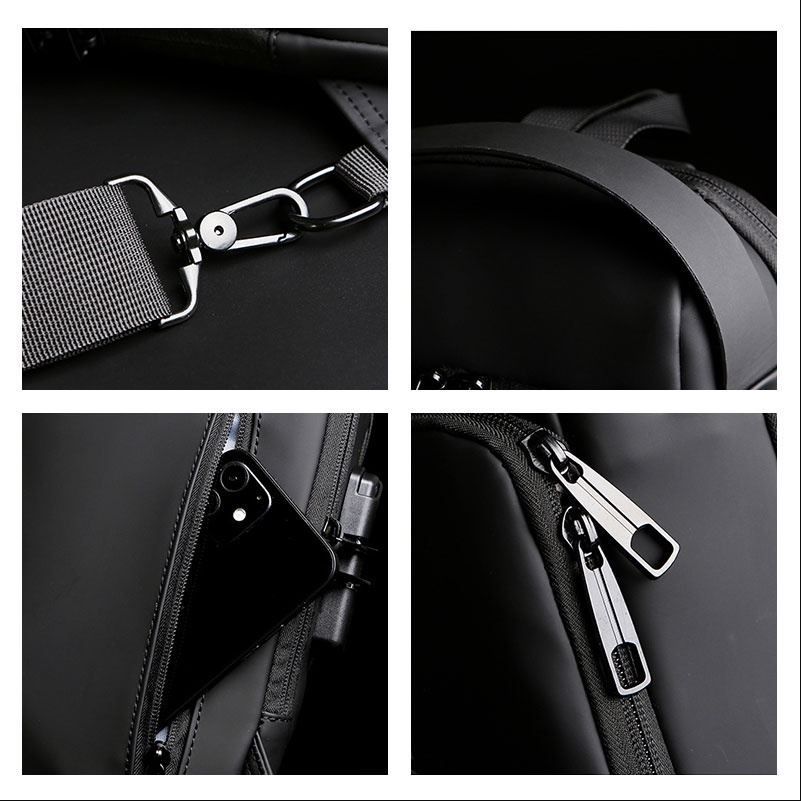 New Carbon Fiber Streamline Anti-Theft Sling Bag - Image 6