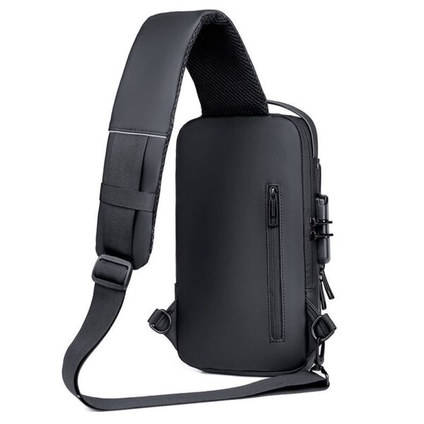 New Carbon Fiber Streamline Anti-Theft Sling Bag - Image 13
