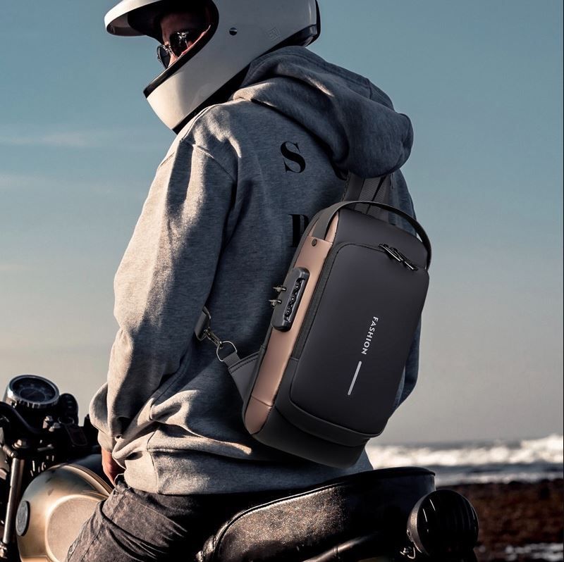 New Carbon Fiber Streamline Anti-Theft Sling Bag - Image 15