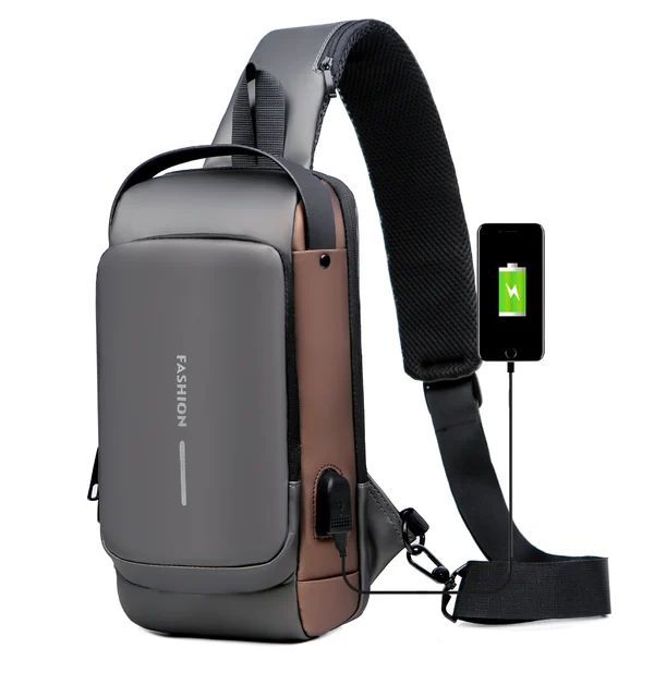 New Carbon Fiber Streamline Anti-Theft Sling Bag - Image 30