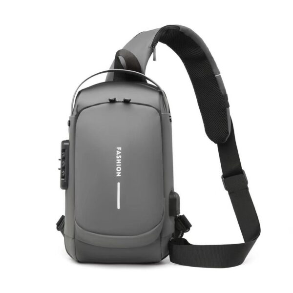 New Carbon Fiber Streamline Anti-Theft Sling Bag - Image 33
